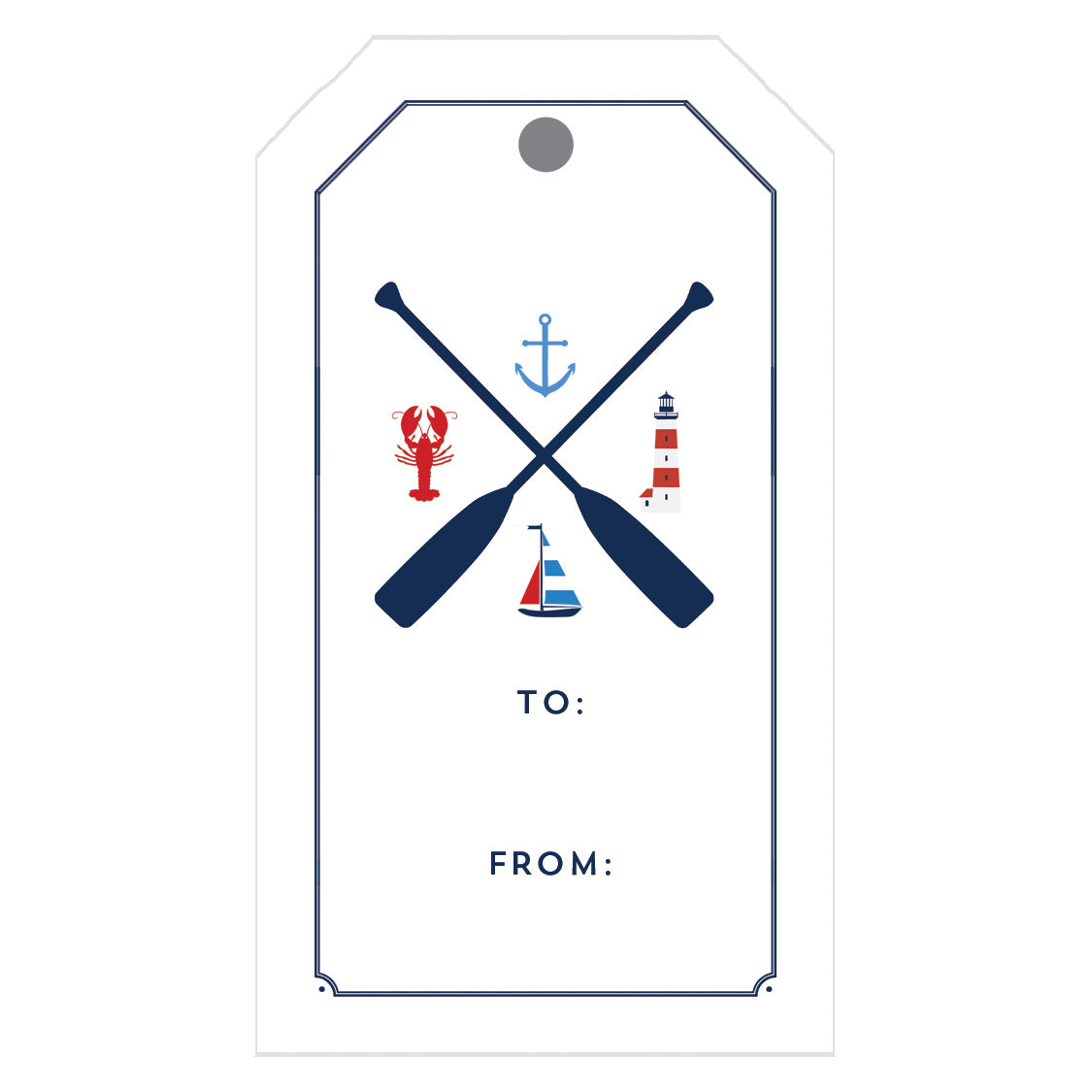 In Stock Gift Tags | Nautical Crest