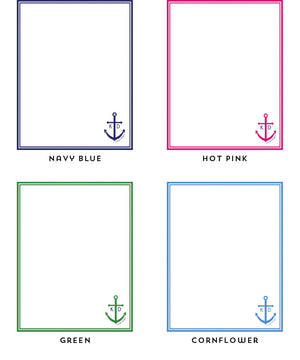 Anchor Personalized Notepad - More Color Options