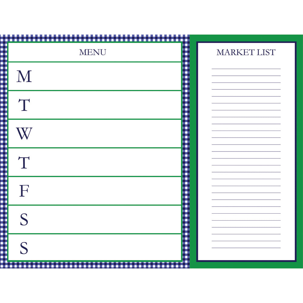 In Stock 11"x8.5" Notepad | Meal Planner with Tear Off Market List