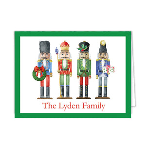 Nutcrackers Personalized Folded Notecards
