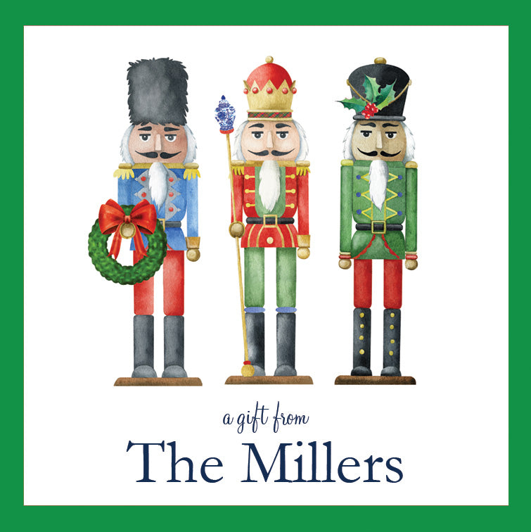 Nutcrackers Personalized Gift Sticker | Set of 24