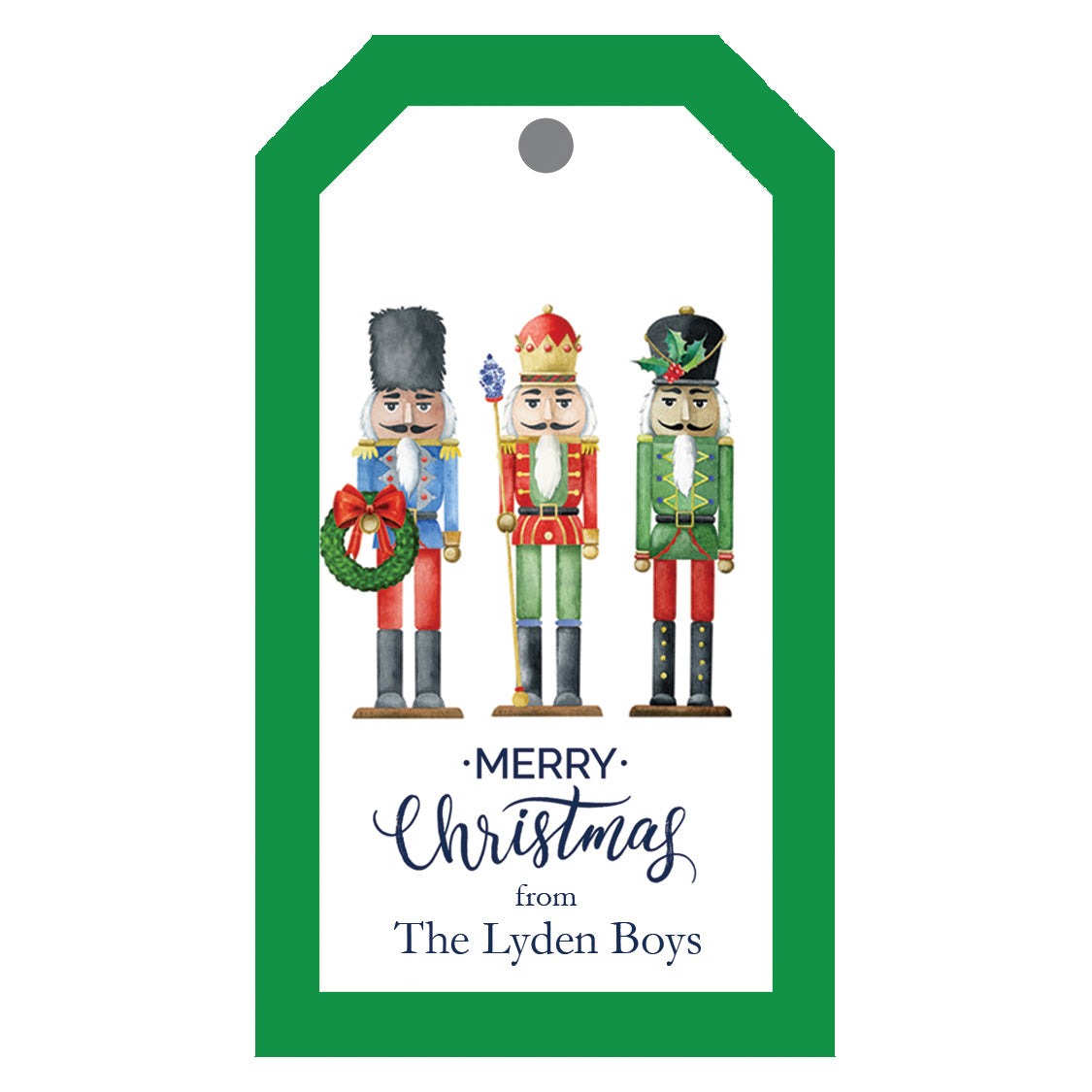 Nutcrackers Personalized Gift Tags