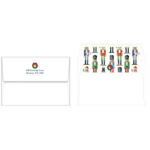 Nutcrackers Horizontal Christmas Party Invitation