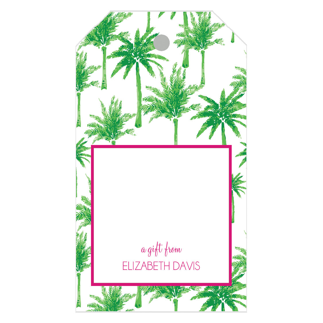 Palm Trees Personalized Gift Tags