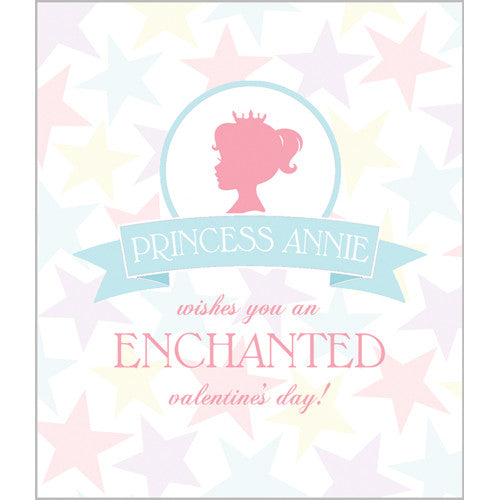 Pastel Princess Valentines for Kids