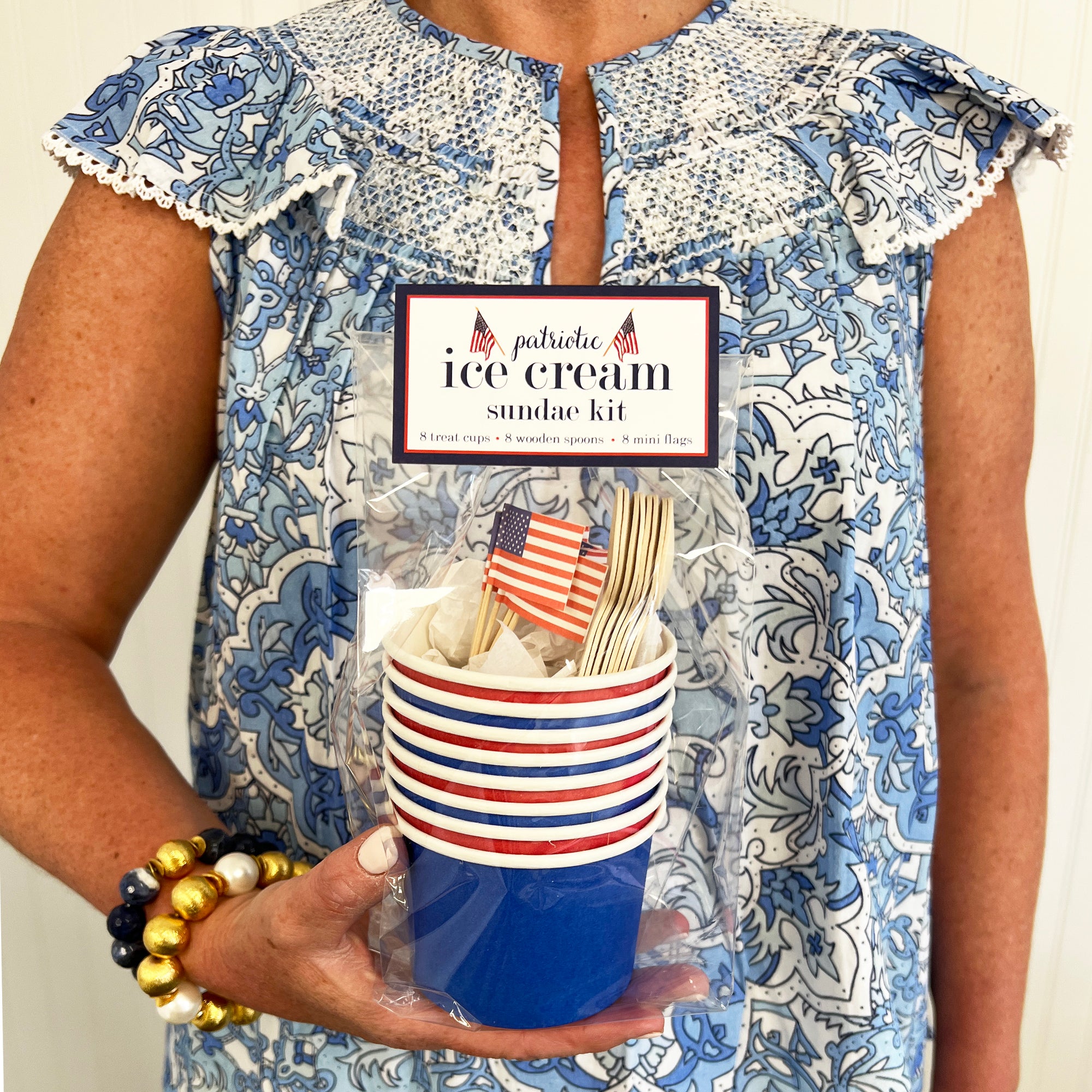Patriotic Ice Cream Sundae Kit