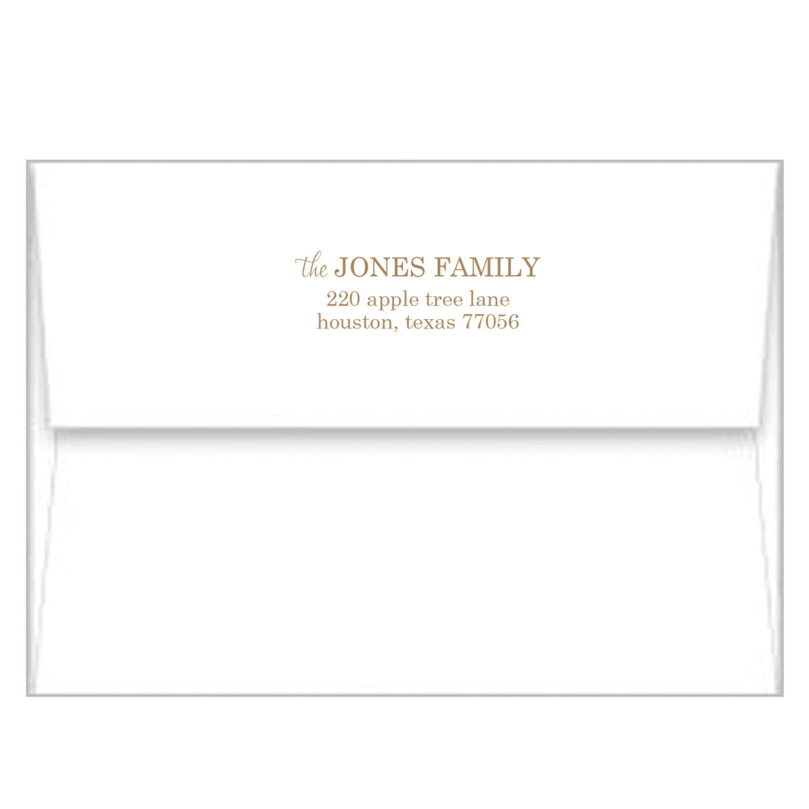 Peach Garden A2 Birth Announcement Card