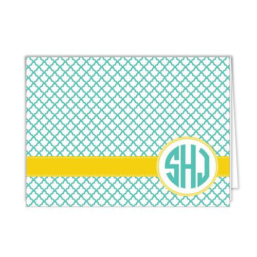 Petal Personalized Folded Notecards - More Color Options Wholesale