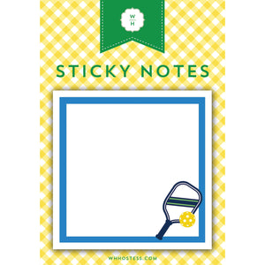 Pickleball Single Sticky Note