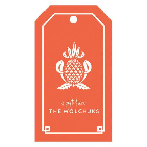 Pineapple Personalized Gift Tags | More Colors Wholesale