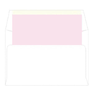 Pink Gingham Check Photo Birth Announcement Card | Multiple Icon Options