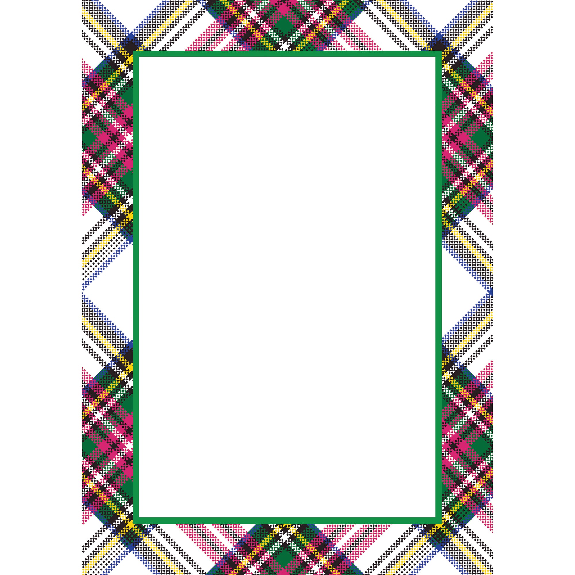 Stock Shoppe: 5x7 Preppy Plaid Notepad