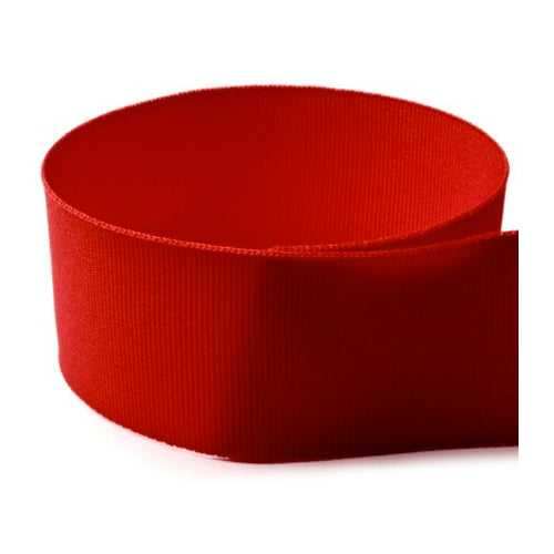 Preppy Solid Grosgrain Ribbon | Red