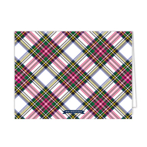 Reindeer Games Personalized Folded Notecards | Hot Pink
