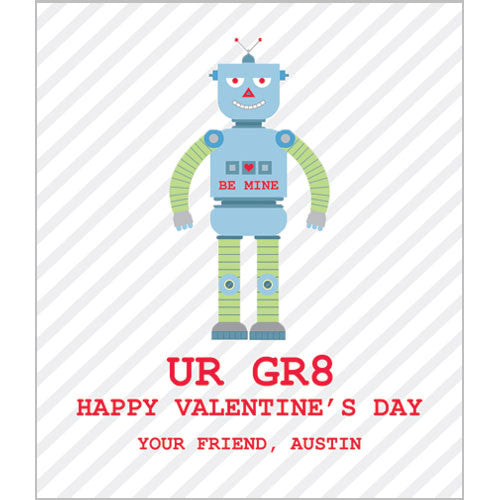 Robot Valentines for Kids