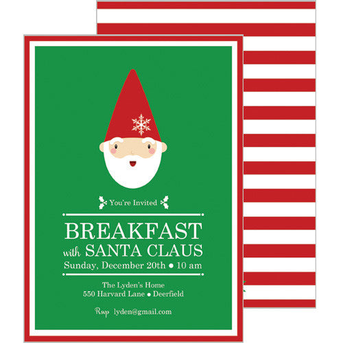 Santa Claus Party Invitation