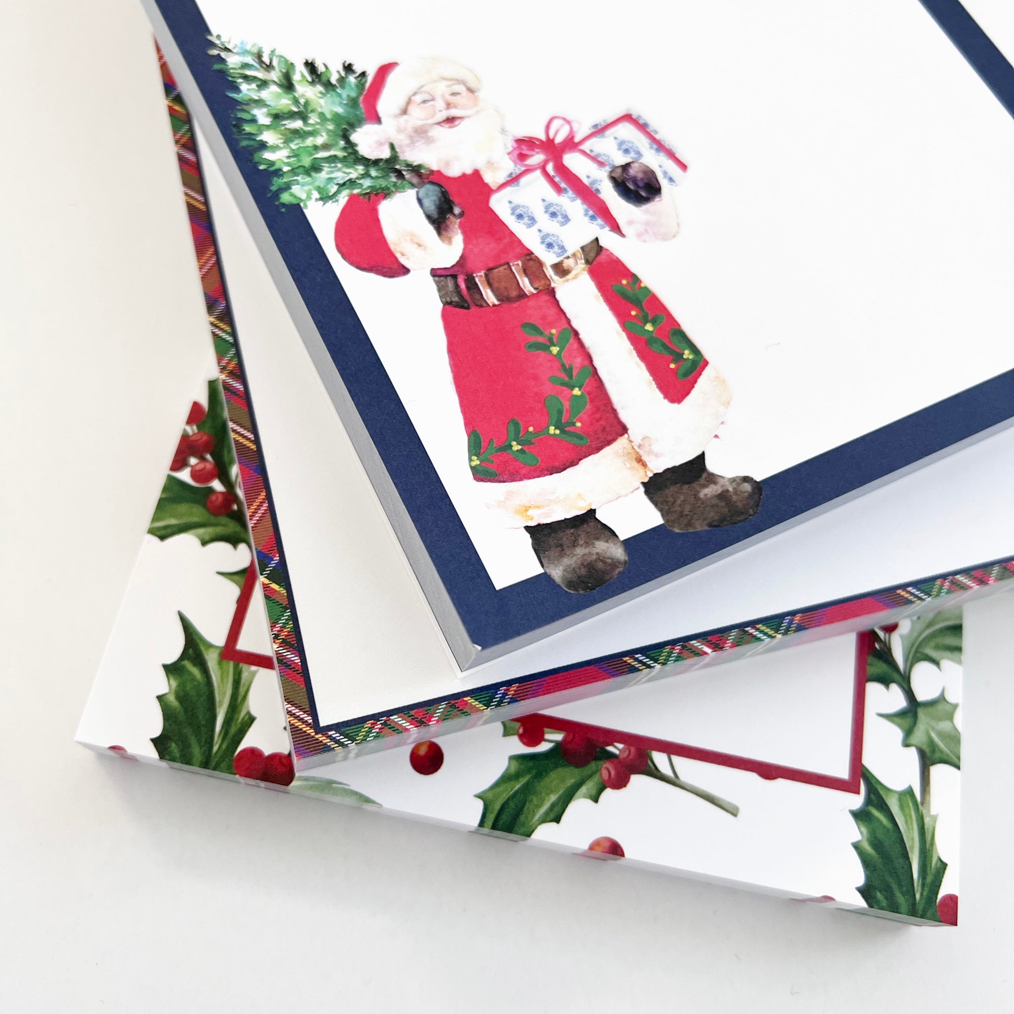 Stock Shoppe: 5x7 Santa Claus with Gift Notepad