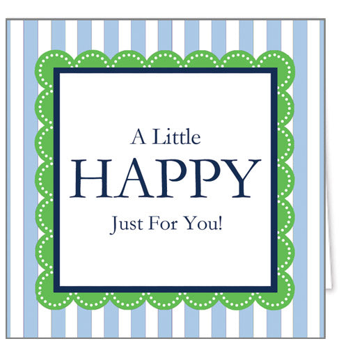 In Stock Gift Enclosure Cards + Envelopes | Scallop Stripe