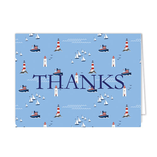 In Stock Folded Notecard Set of 10 | Seaside