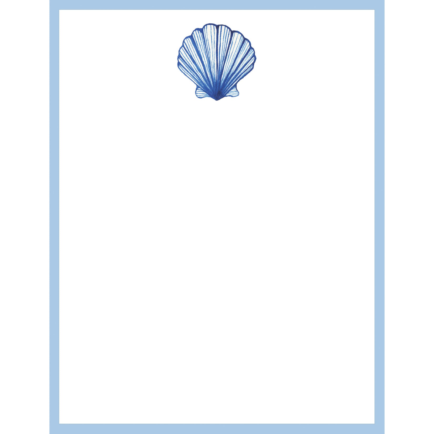 In Stock 4.25x5.5 Sea Shell Notepad