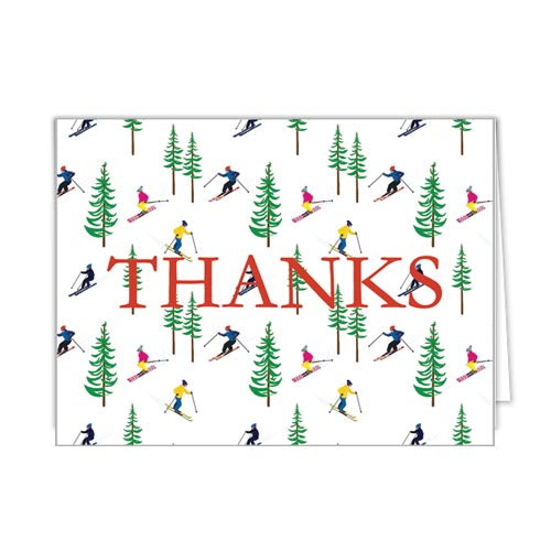 In Stock Folded Notecard Set of 10 | Ski Resort