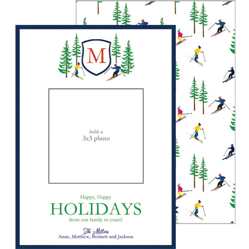 Photo Mount Holiday Photo Card | Ski Resort