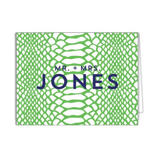 Snakeskin Folded Notecards - More Colors Wholesale