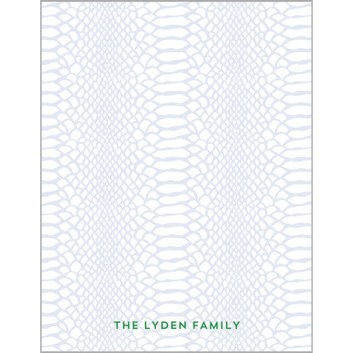 Snakeskin Personalized Notepad - More Colors