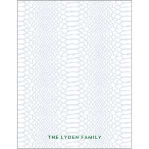 Snakeskin Personalized Notepad - More Colors
