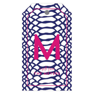Snakeskin Personalized Gift Tags | More Colors
