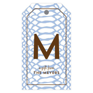Snakeskin Personalized Gift Tags | More Colors
