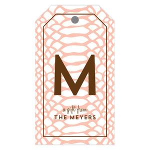 Snakeskin Personalized Gift Tags | More Colors