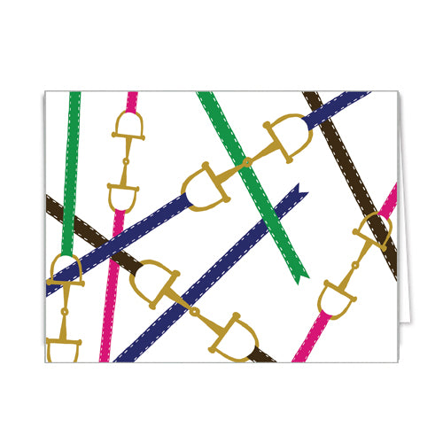 In Stock Folded Notecard Set of 10 | Horse Bits