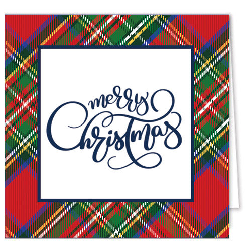 In Stock Gift Enclosure Cards + Envelopes | Red Tartan