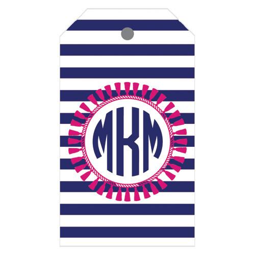 Tassel Monogram Gift Tags | More Colors Wholesale