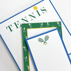 Tennis Whites Personalized Notepad