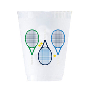 Tennis Racquets Shatterproof Cups | Set of 8
