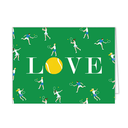 In Stock Folded Notecard Set of 10 | Tennis Whites