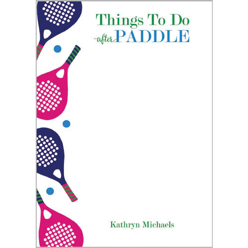 Things to Do AFTER Paddle Personalized Notepad