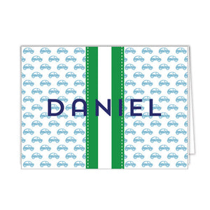Transportation Personalized Folded Notecards - More Colors