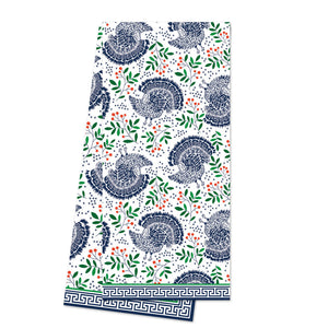 WH Hostess Cotton Tea Towel | Turkey Toile