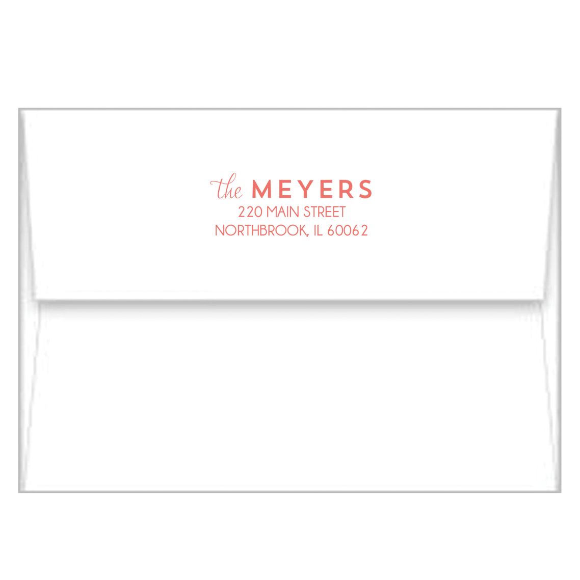 Watercolor Brushstrokes Personalized Flat Notecards