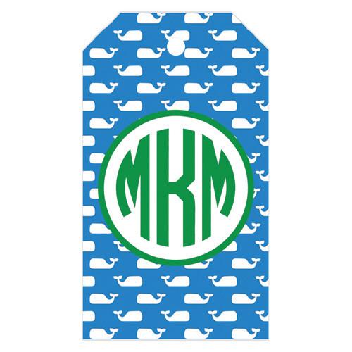 Preppy Whale Personalized Gift Tags | More Colors Wholesale
