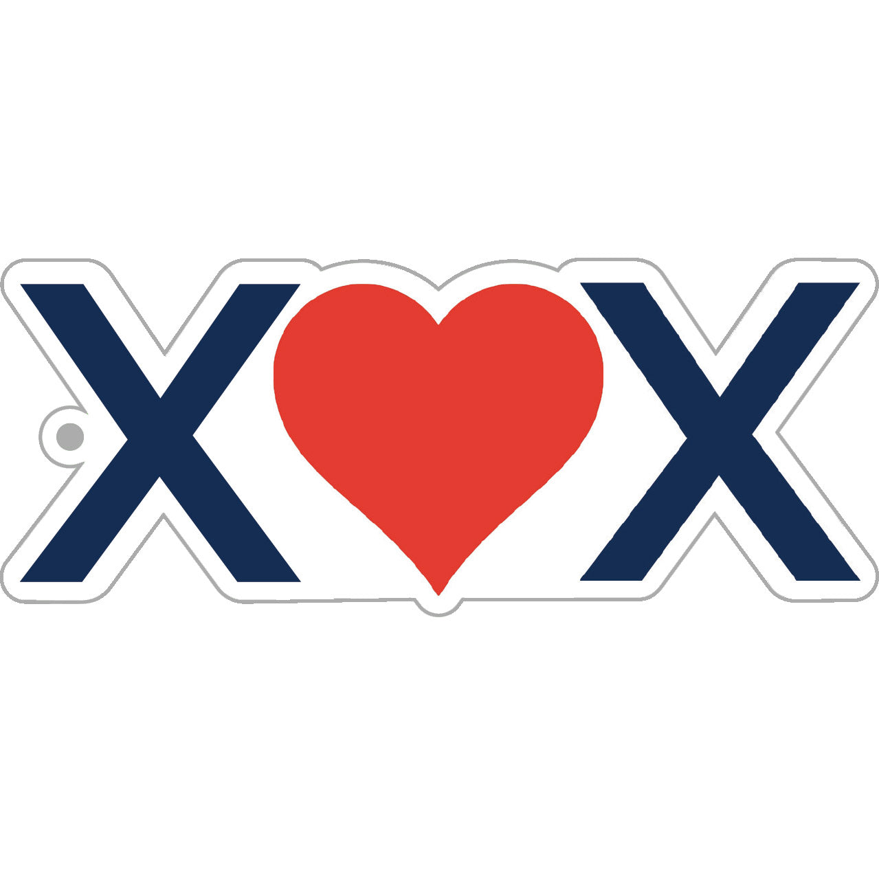 SIDEWALK SALE: XO Valentine's Day Die-Cut Gift Tags