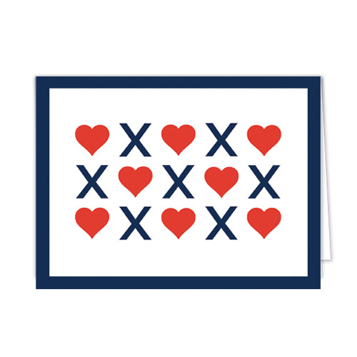 In Stock Folded Notecard Set of 10 | XOXO